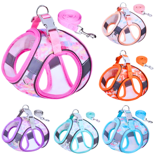 Dog Harness Leash Set Breathable Pet Chest Strap Puppy Kitten